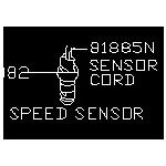 Speed Sensor (3 wire) 85082AE000