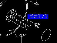 MY99+ style wheel nut 28171AJ000