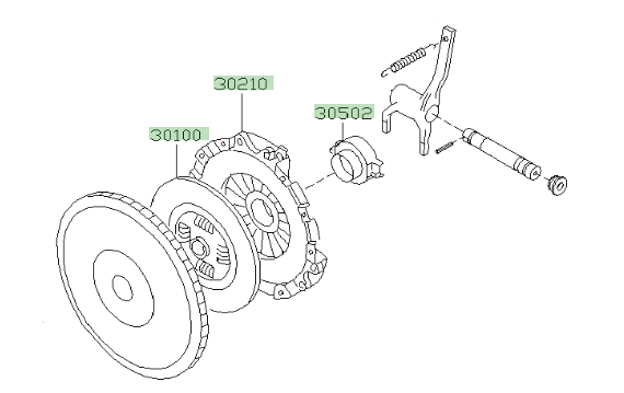 Exedy Heavy Duty Uprated Organic Clutch Kit - 6 Speed