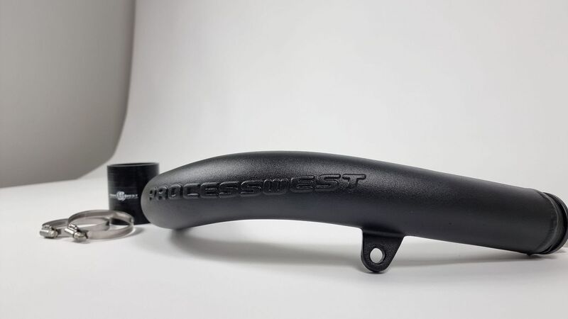 2022+ WRX charge pipe kit black (suits factory intercooler and PW intercooler)