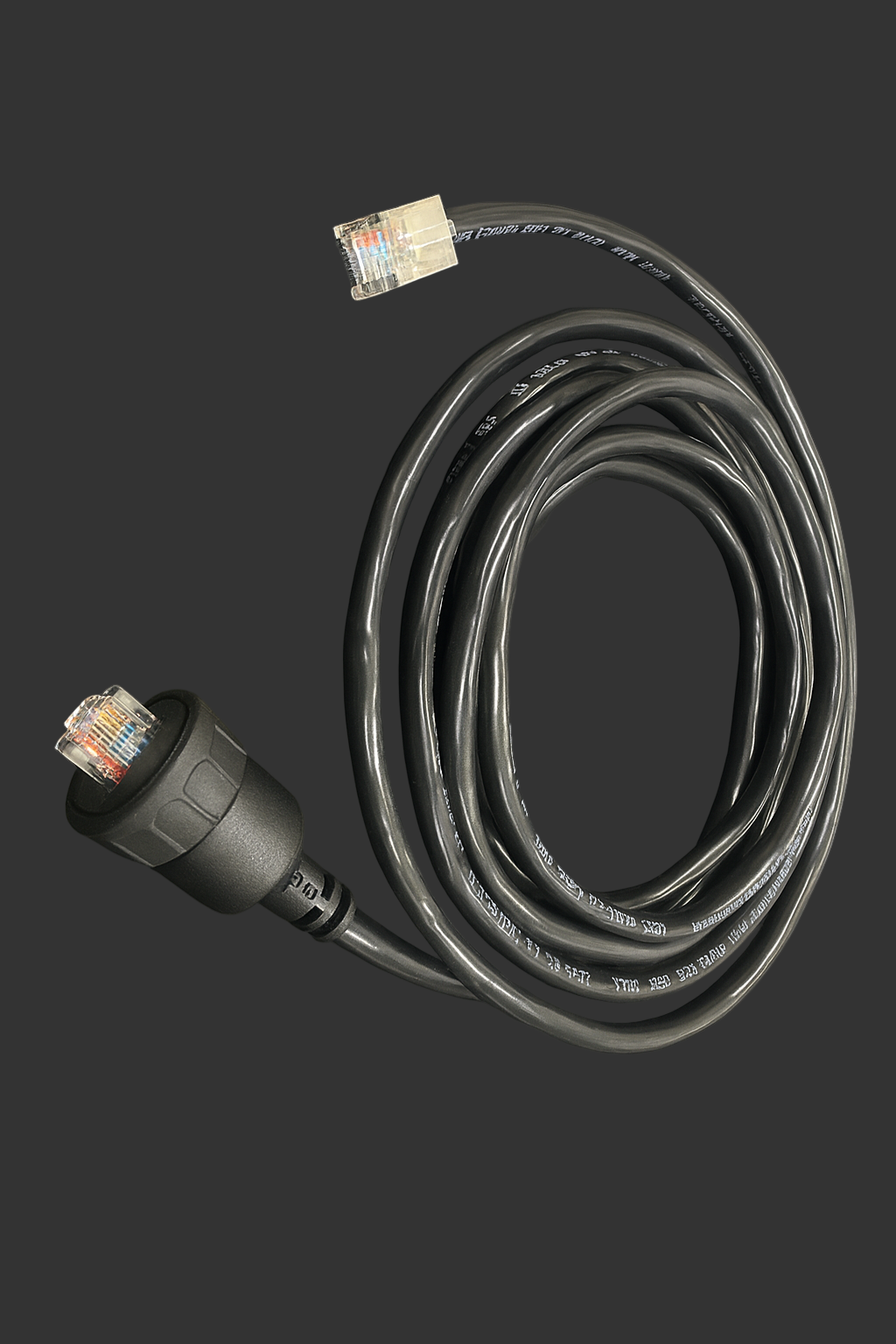 Emtron RJ45 Shielded Cable to Cable Jack Screw - 2.5M