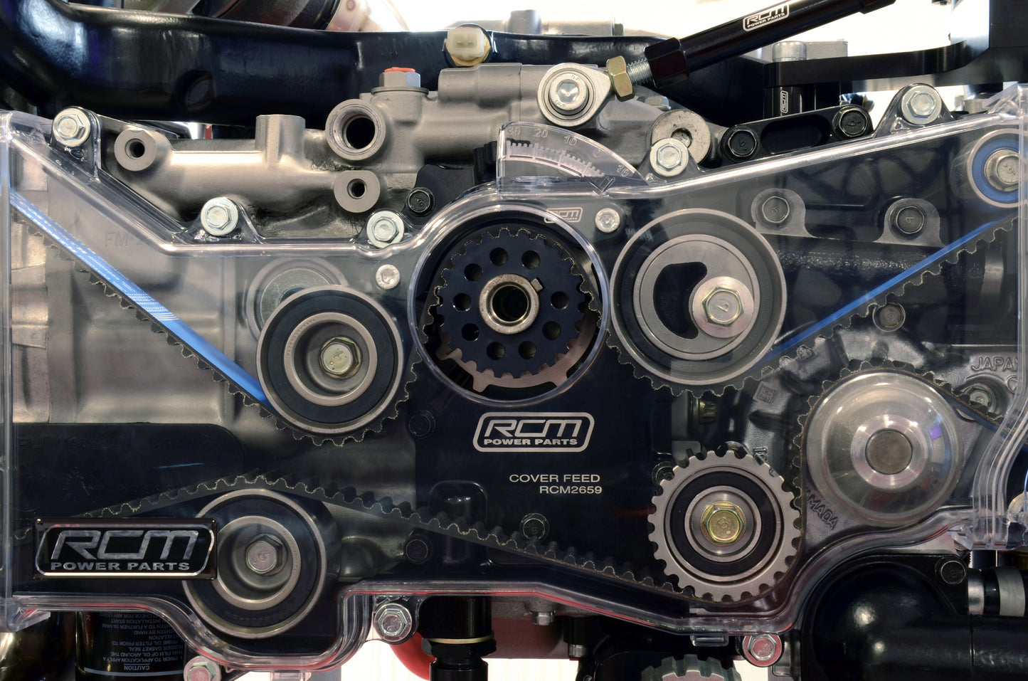 RCM Clear Timing Belt Cover Kit for 2008+