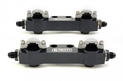 RCM Side Feed Parallel Billet Fuel Rail Pair V1 - V2