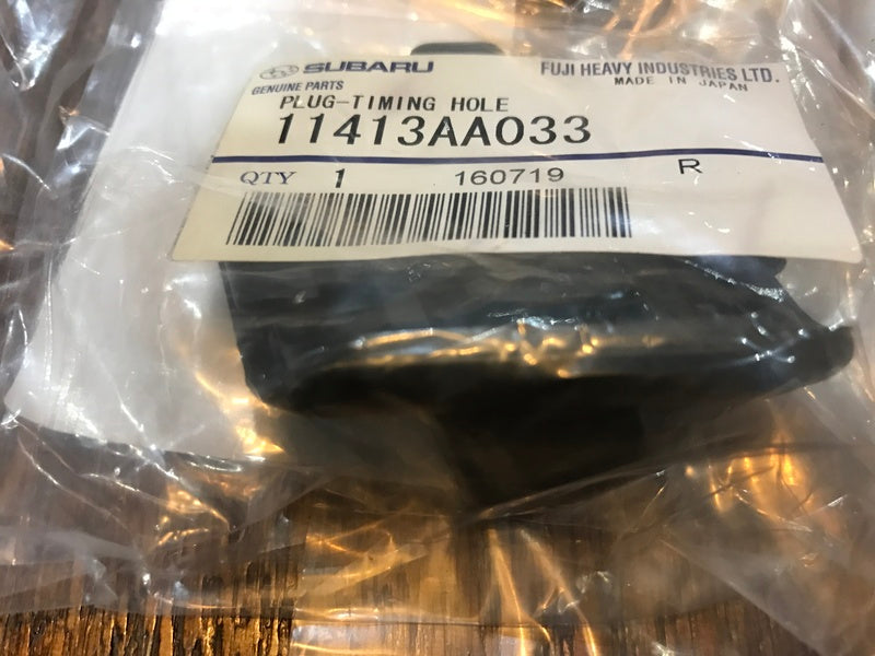 Timing cover plug