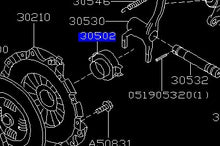 STI 6MT and early 5MT clutch release bearing 30502AA130