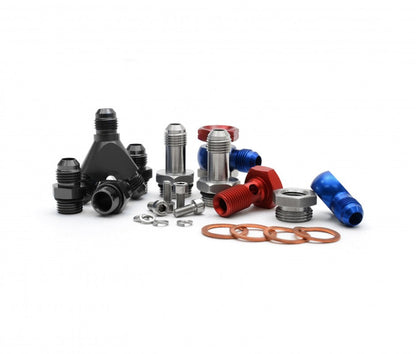 RCM V1/2 TOP FEED FUEL RAIL CONVERSION KIT / ROTATED TURBO