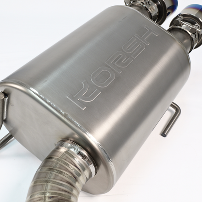 Korsh Subaru WRX 2015+ CVT Turbo Back Exhaust - Titanium Catback with Stainless Downpipe