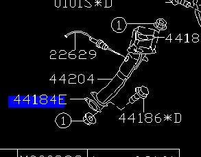 Header to up-pipe gasket - 44022AA170