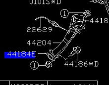 Header to up-pipe gasket - 44022AA170