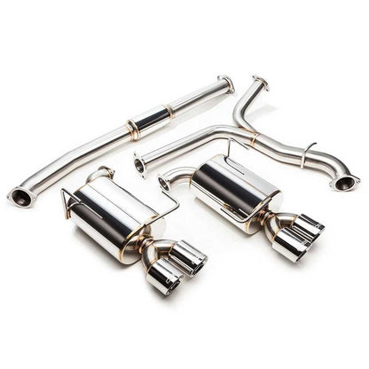 Cobb Turbo Back Exhaust with Korsh Down Pipe - 11-21 STI / 11-14 WRX