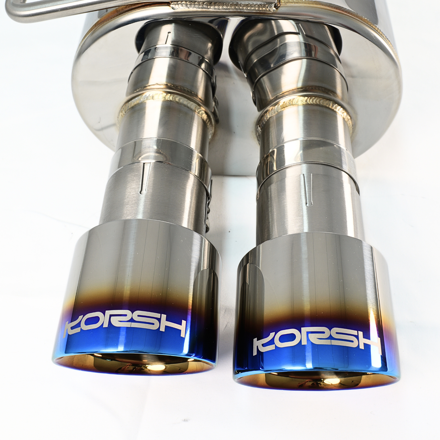 Korsh Subaru WRX 2015+ Auto CVT Turbo Back Exhaust - Stainless Steel with Titanium Tips
