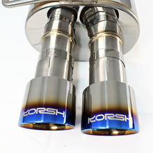 Korsh Subaru WRX 2011-14/STI 2011-2021 Turbo Back Exhaust - Stainless Steel with Titanium Tips