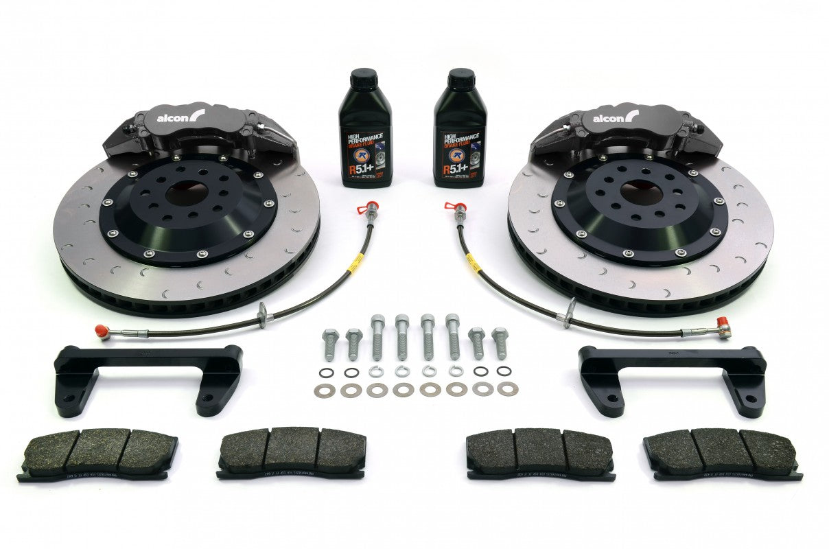 RCM / ALCON 6 Pot Front Brake Kit Black 343mm