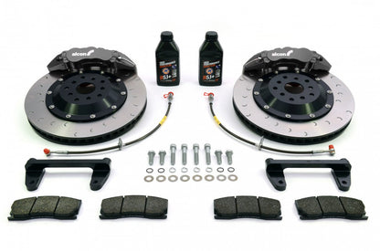 RCM / ALCON 6 Pot Front Brake Kit Black 343mm