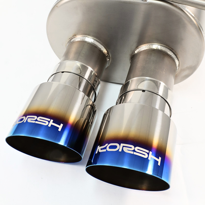 Korsh Subaru WRX 2011-14/STI 2011-2021 Turbo Back Exhaust - Full Titanium with Titanium Tips