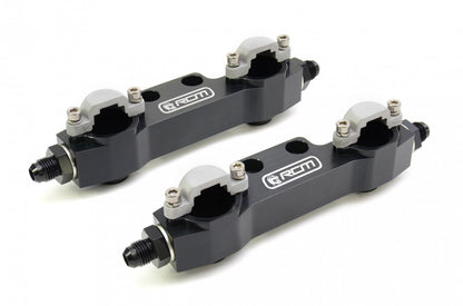 RCM Side Feed Parallel Billet Fuel Rail Pair V1 - V2