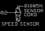 Speed Sensor (3 wire) 85082AE000