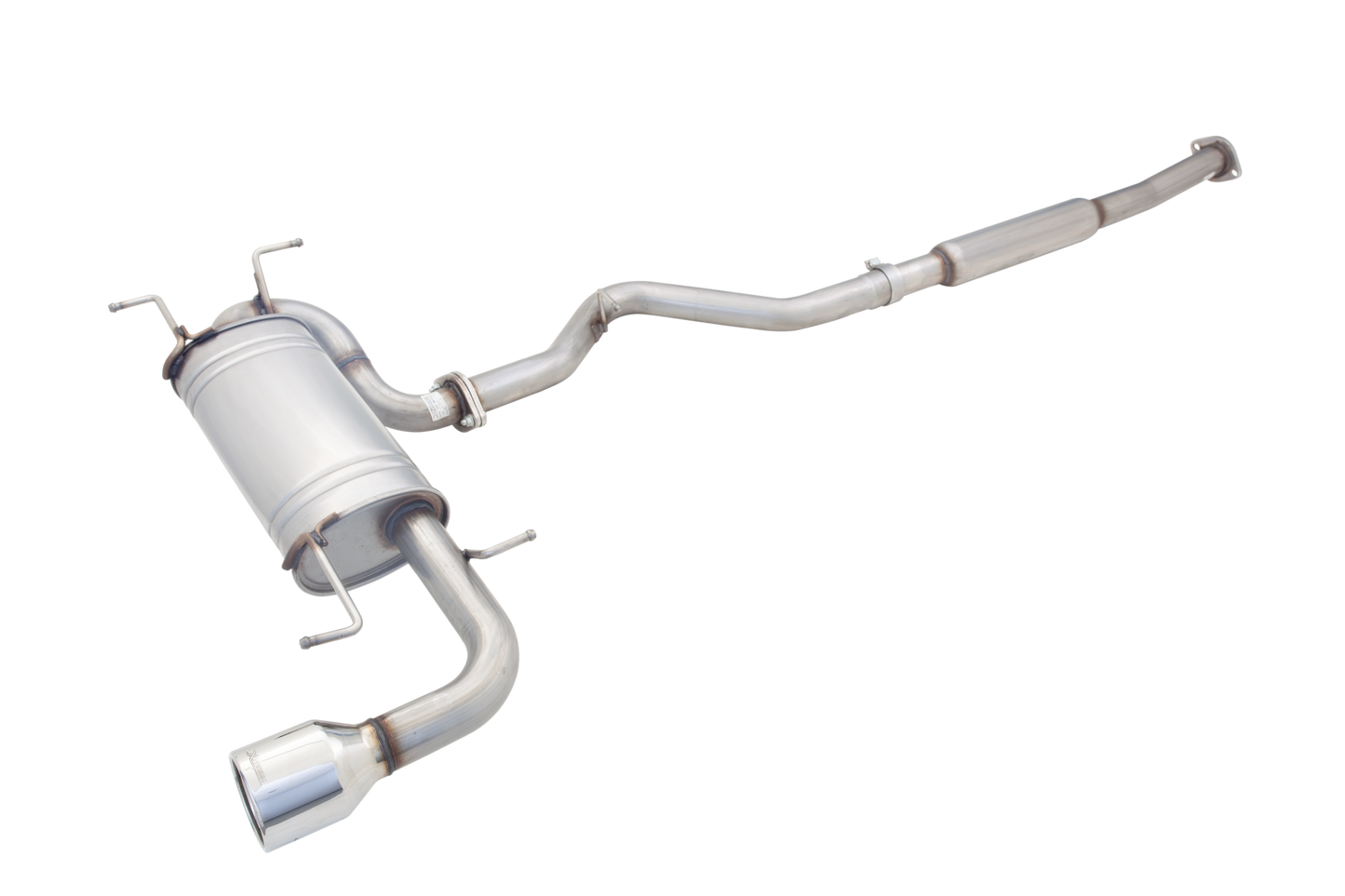 Subaru Impreza Raw 409 Stainless Cat Back System with Single Tip