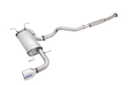 Subaru Impreza Raw 409 Stainless Cat Back System with Single Tip