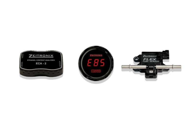 ZEITRONIX ETHANOL CONTENT ANALYZER KIT (ECA-2) RED GAUGE ROUND SUIT SUBARU WRX 08-14/STI 08-17 PLUG AND PLAY