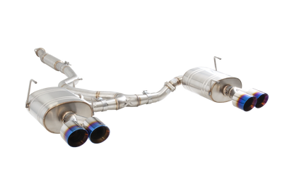 Subaru WRX STI G3 VA Sedan Cat Back Exhaust with Burnt Blue Tips