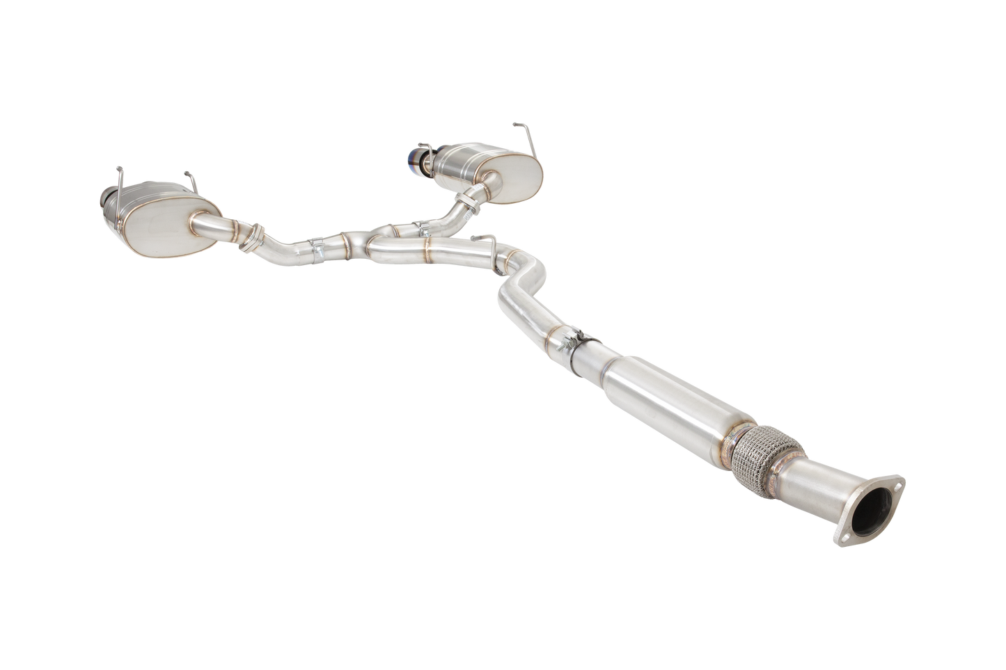 Subaru WRX STI G3 VA Sedan Cat Back Exhaust with Burnt Blue Tips