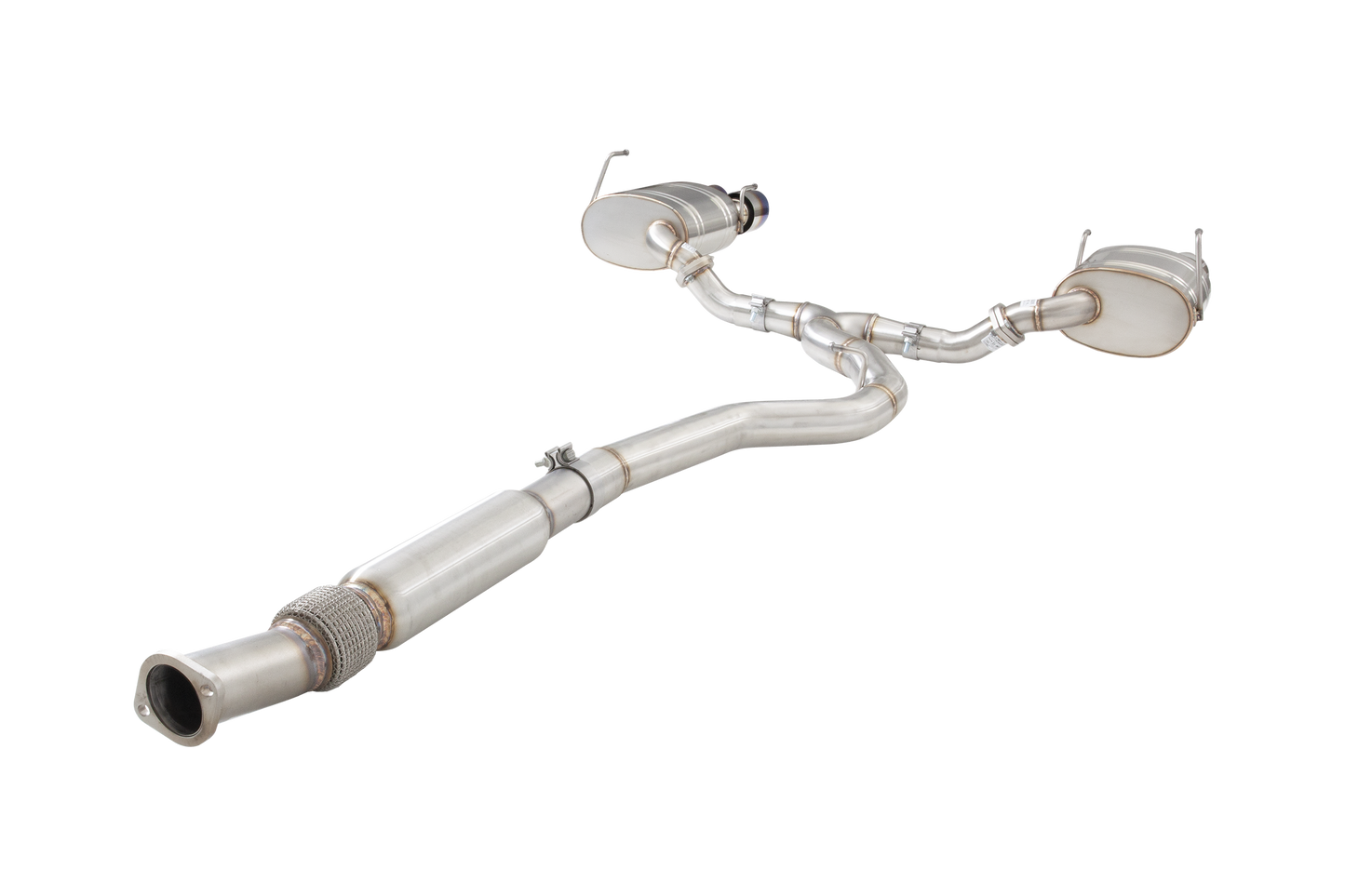 Subaru WRX STI G3 VA Sedan Cat Back Exhaust with Burnt Blue Tips
