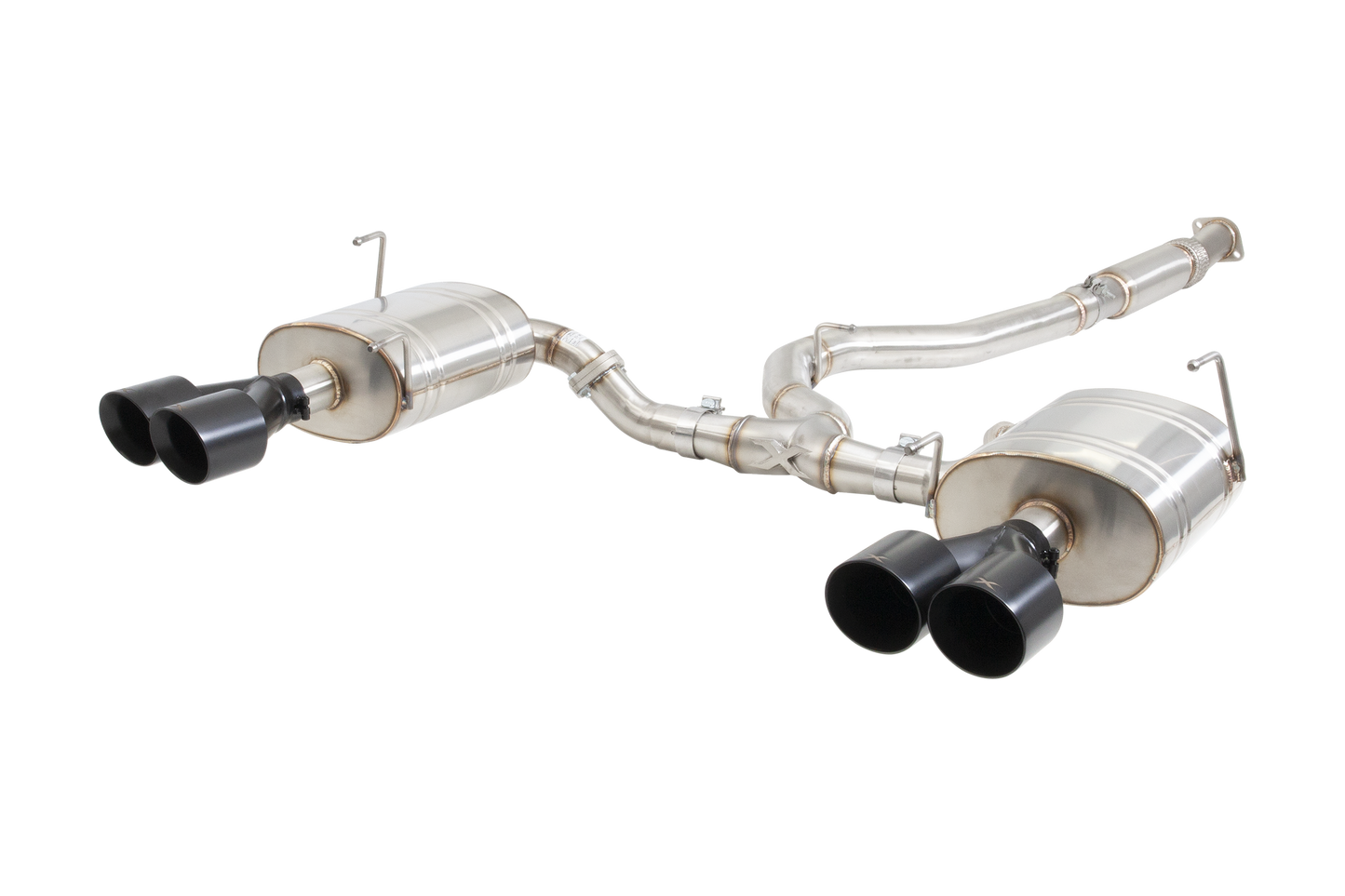 Subaru WRX STI G3 VA Sedan Cat Back Exhaust with Black Tips