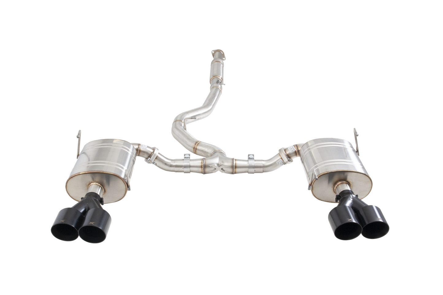 Subaru WRX STI G3 VA Sedan Cat Back Exhaust with Black Tips