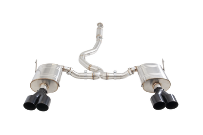 Subaru WRX STI G3 VA Sedan Cat Back Exhaust with Black Tips