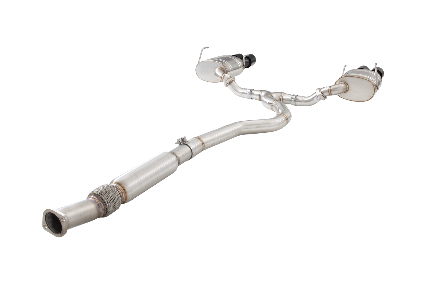 Subaru WRX STI G3 VA Sedan Cat Back Exhaust with Black Tips