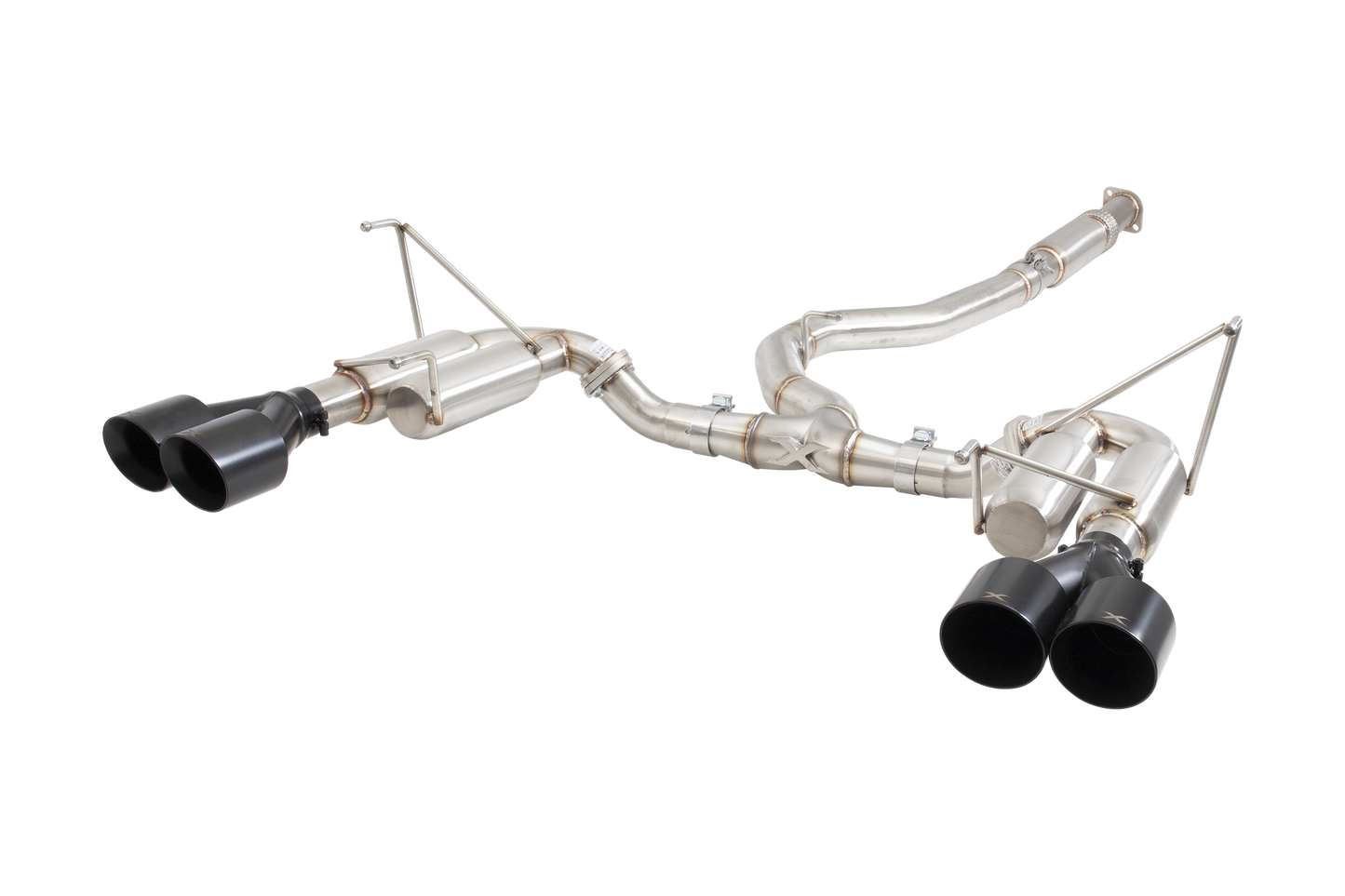 Subaru WRX STI G3 VA Sedan Race Cat Back Exhaust with Black Tips