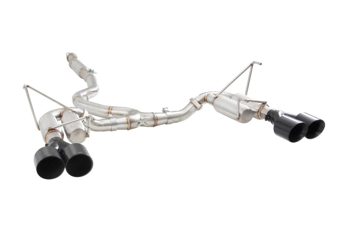 Subaru WRX STI G3 VA Sedan Race Cat Back Exhaust with Black Tips