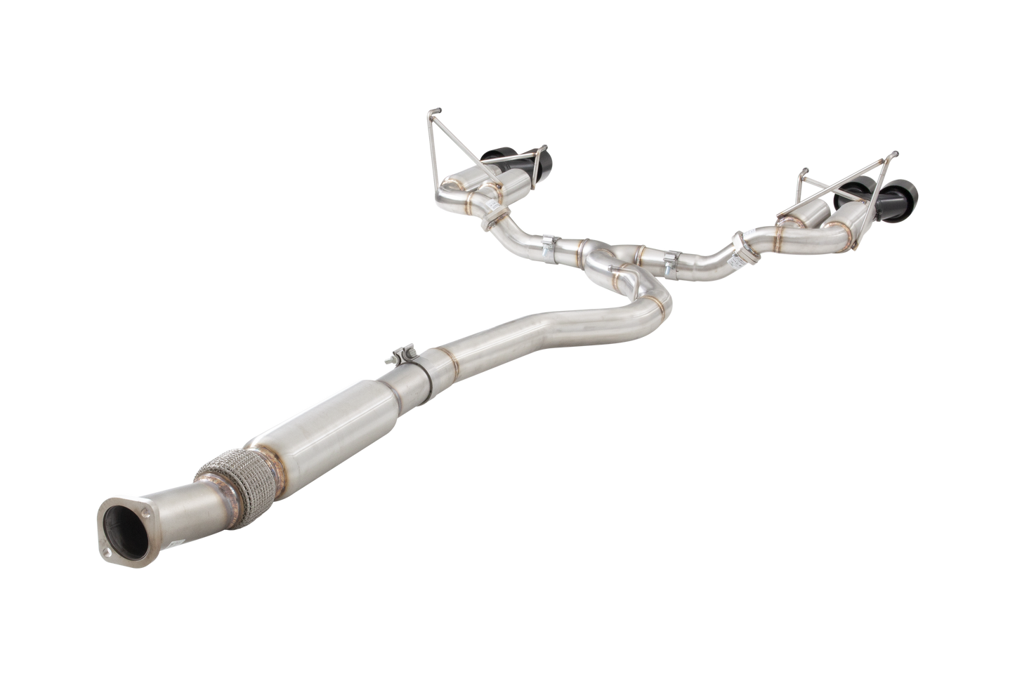 Subaru WRX STI G3 VA Sedan Race Cat Back Exhaust with Black Tips