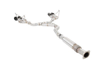 Subaru WRX STI G3 VA Sedan Race Cat Back Exhaust with Black Tips