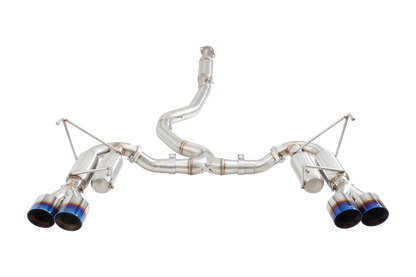 Subaru WRX STI G3 VA Sedan Race Cat Back Exhaust with Burnt Blue Tips