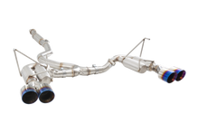 Subaru WRX STI G3 VA Sedan Race Cat Back Exhaust with Burnt Blue Tips