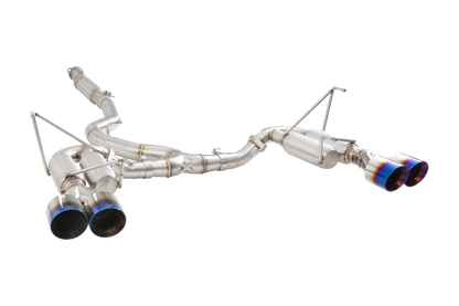 Subaru WRX STI G3 VA Sedan Race Cat Back Exhaust with Burnt Blue Tips