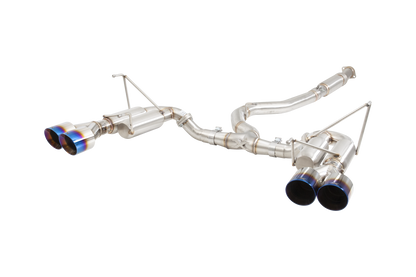 Subaru WRX STI G3 VA Sedan Race Cat Back Exhaust with Burnt Blue Tips