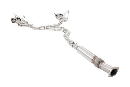 Subaru WRX STI G3 VA Sedan Race Cat Back Exhaust with Burnt Blue Tips