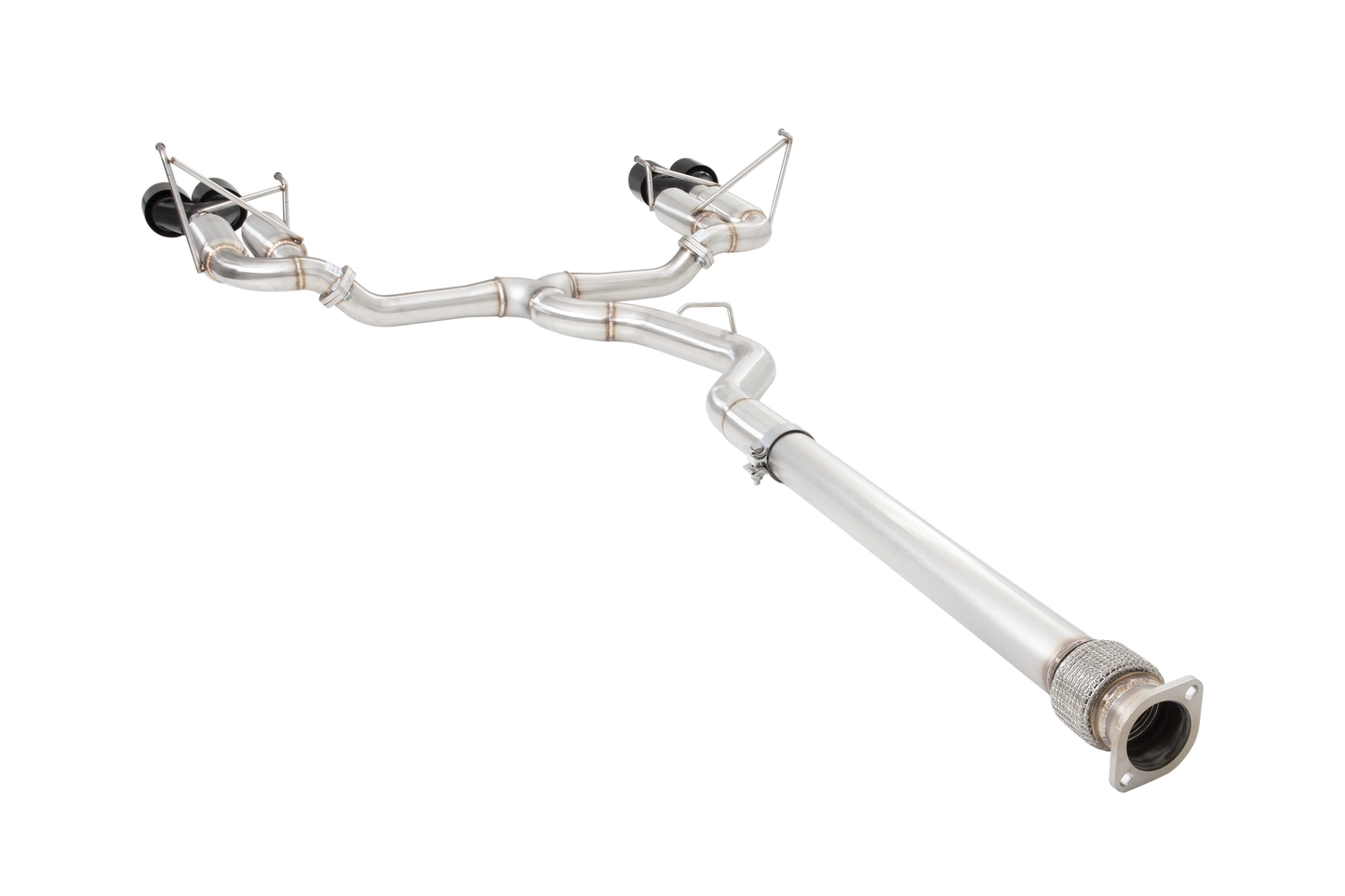 Subaru WRX Sedan VB Race Cat Back Exhaust System with Black Tips