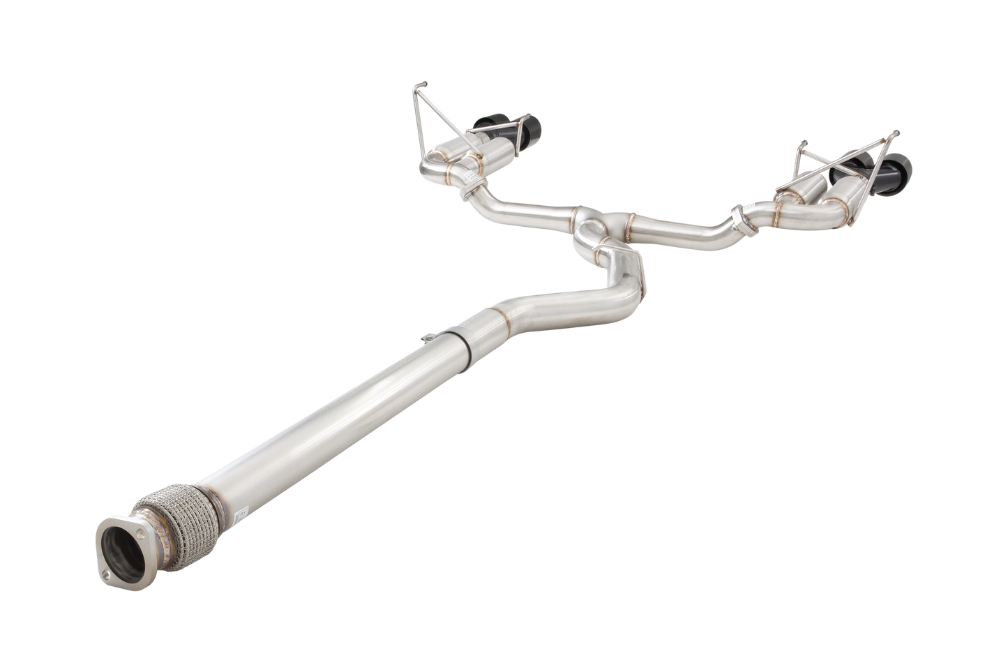 Subaru WRX Sedan VB Race Cat Back Exhaust System with Black Tips