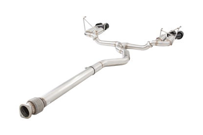 Subaru WRX Sedan VB Race Cat Back Exhaust System with Black Tips