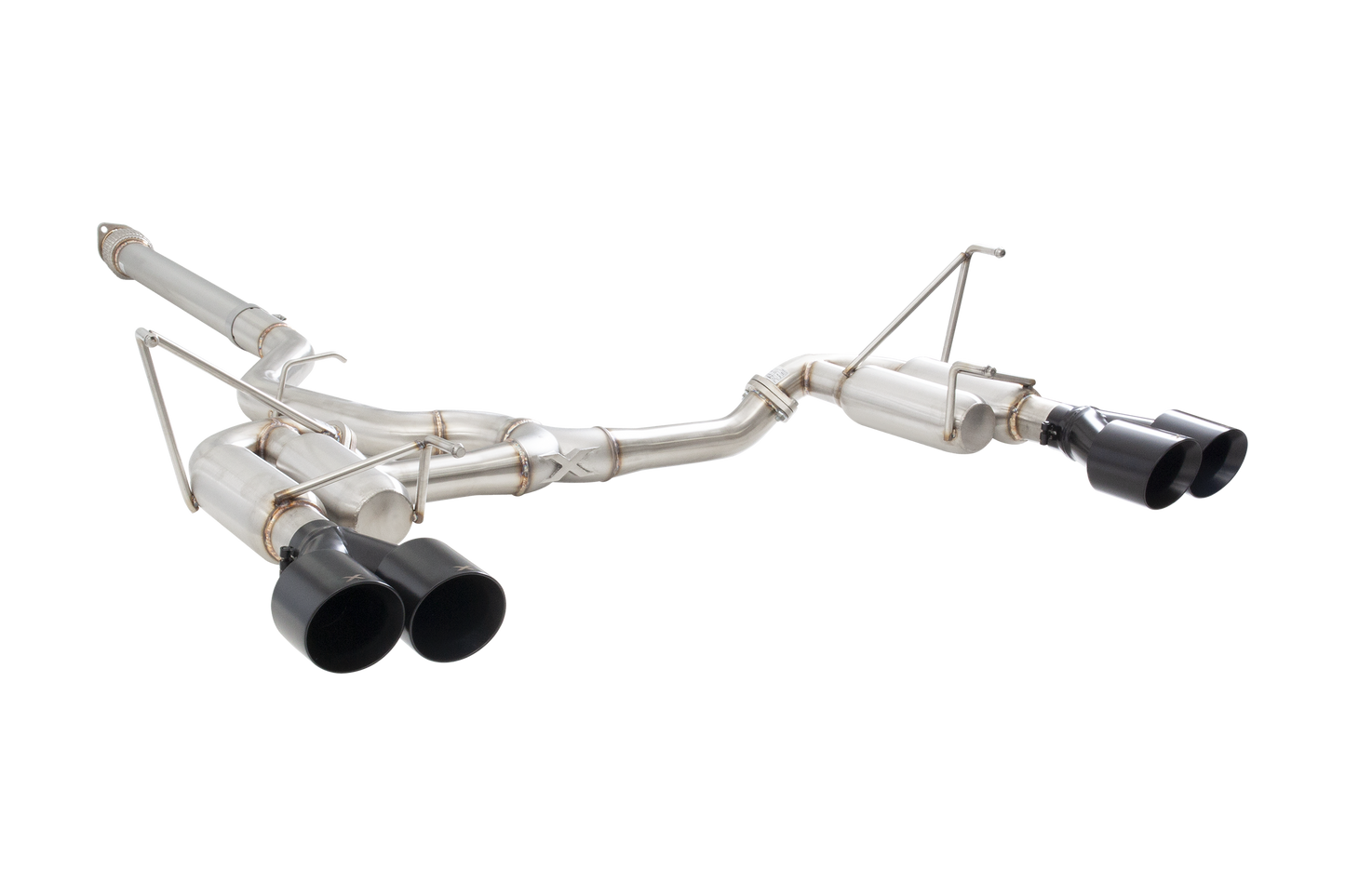 Subaru WRX Sedan VB Race Cat Back Exhaust System with Black Tips