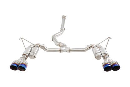 Subaru WRX Sedan VB Race Cat Back Exhaust System with Burnt Blue Tips