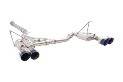 Subaru WRX Sedan VB Race Cat Back Exhaust System with Burnt Blue Tips