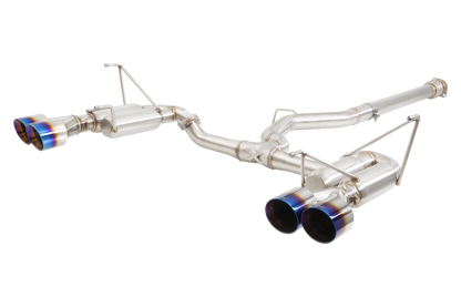 Subaru WRX Sedan VB Race Cat Back Exhaust System with Burnt Blue Tips