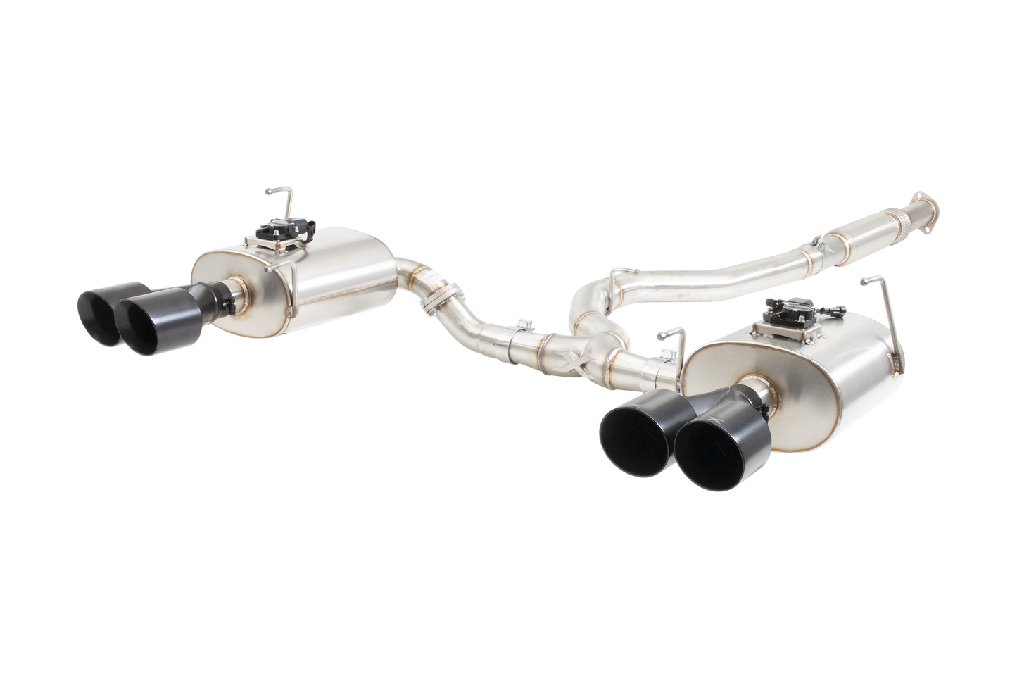 Subaru WRX / STI G3, VA Sedan Varex WR Valved Cat Back Exhaust with Black Tips