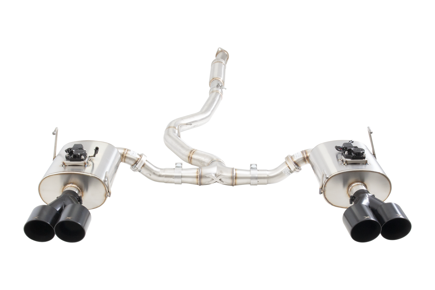 Subaru WRX / STI G3, VA Sedan Varex WR Valved Cat Back Exhaust with Black Tips