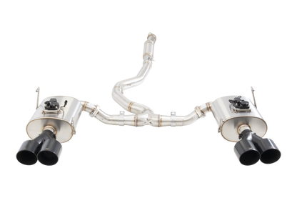 Subaru WRX / STI G3, VA Sedan Varex WR Valved Cat Back Exhaust with Black Tips